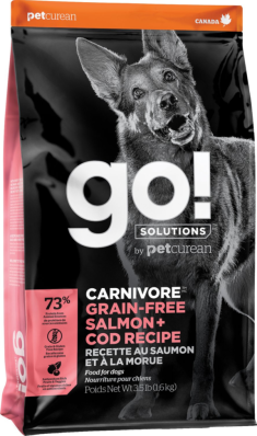 GO! Carnivore Grain Free Salmon+Cod Dog Formula - сухий корм для собак з лососем та тріскою