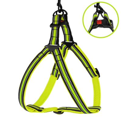 Bronzedog Mesh Стандартна шлея для собак, лимонна