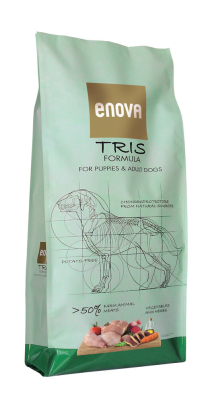 ENOVA Tris Formula - беззерновий корм для собак всіх порід на всіх стадіях життя