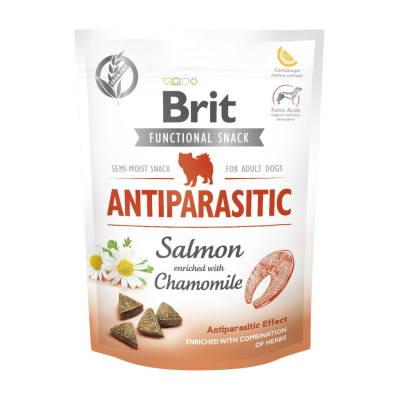 Brit Care Functional Snack Antiparasitic Salmon Функціональні ласощі для собак з лососем