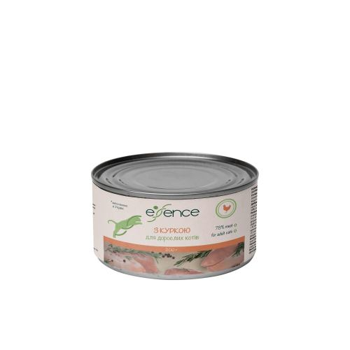Essence Вологий корм для дорослих кішок з куркою