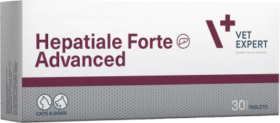 VetExpert Hepatiale Forte Advanced Нутрицевтична добавка для підтримання та захисту функцій печінки у котів і собак