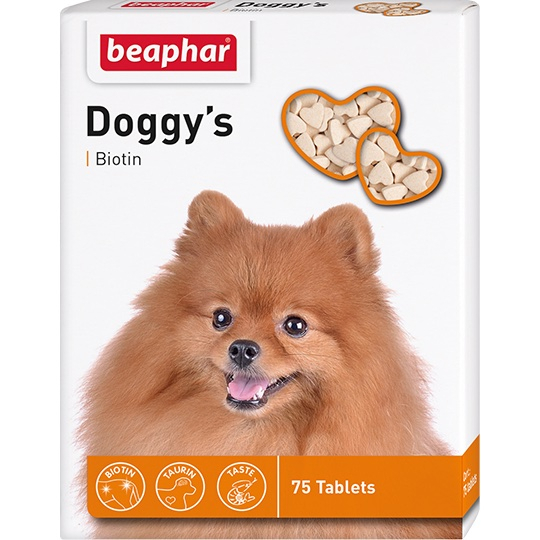 Beaphar Doggy's Biotin Вітаміни з біотином для дорослих собак