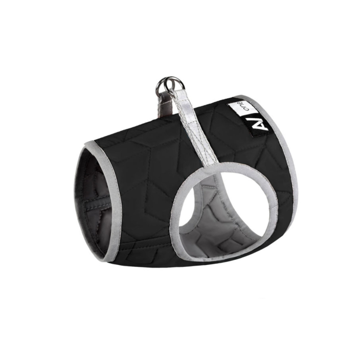 Collar AiryVest ONE Шлея для собак м'яка, чорна