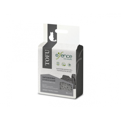 Essence Tofu Наповнювач для котячого туалету, з вугіллям