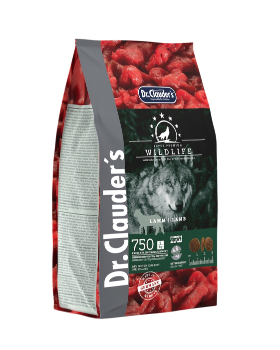 Dr.Clauder's Wildlife Lamb моно протеїновий корм з високим вмістом м'яса для собак