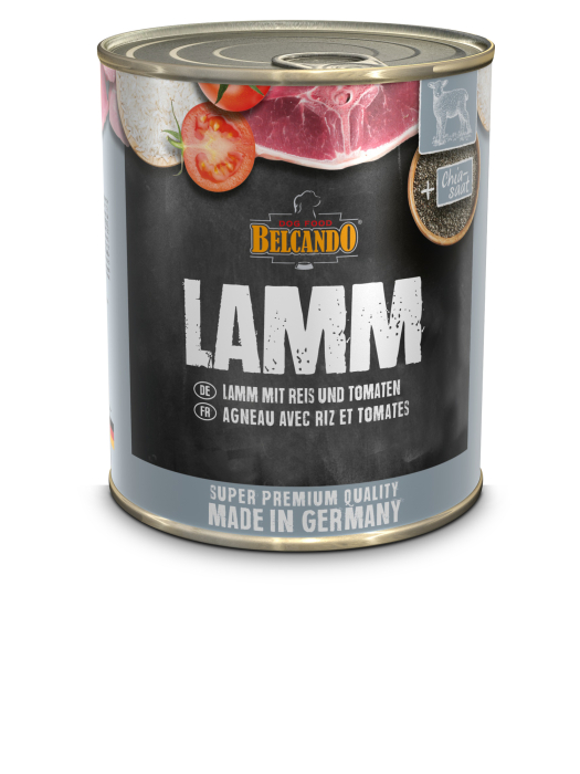 Belcando Lamb with rice and tomatoes - Високоякісний вологий корм з цільної баранини з рисом і помідорами для собак