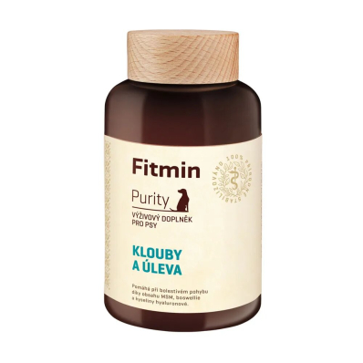 Fitmin dog Purity Joints & Relief Добавка для хрящів та зв'язок у суглобах літніх собак