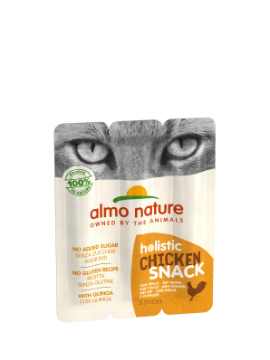 Almo Nature Holistic Snack ласощі з куркою для котів, пауч