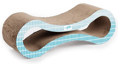 All For Paws Блакитна кігтеточка-лежанка