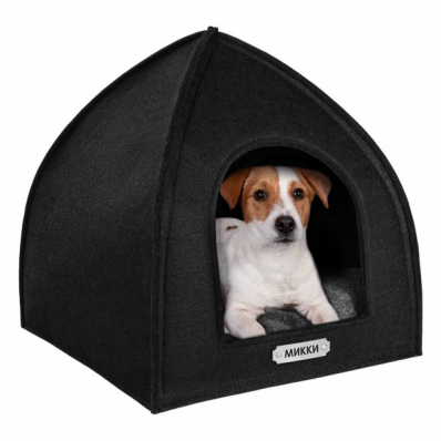 Bronzedog Будиночок для домашніх тварин, чорний