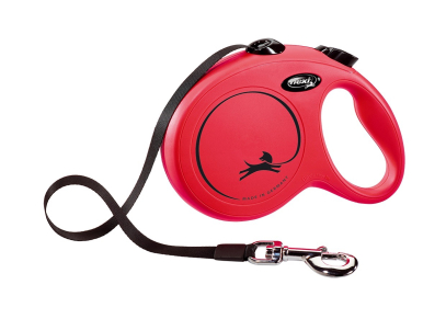 FLEXI New Classic S Повідець-рулетка для собак, стрічка (5 м; до 15 кг)