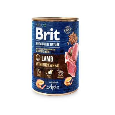 Brit Premium by Nature Lamb with Buckwheat М'ясний паштет для собак з чутливим травленням