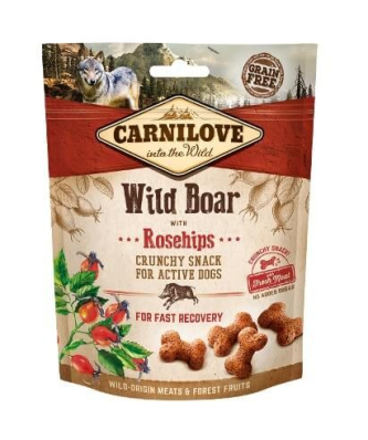 Carnilove Dog Crunchy Wild Boar - беззернi хрусткi ласощі для собак