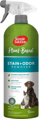 SIMPLE SOLUTION Plant-Based Stain and Odor Remover - засіб рослинного походження для нейтралізації запахів і видалення стійких плям