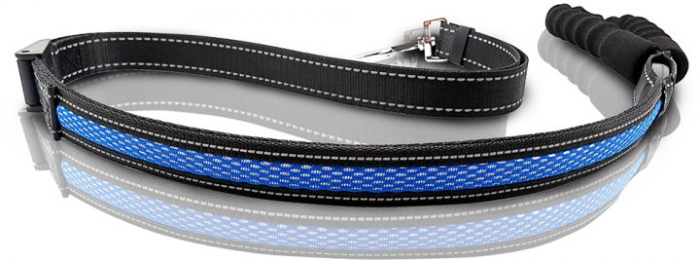 AnimAll LED Повідець регульований, синій