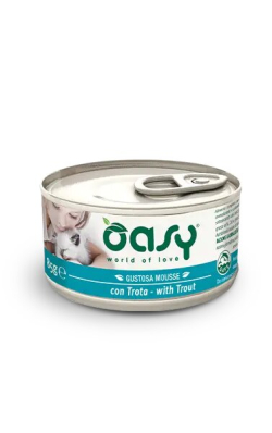 OASY CAT Вологий корм з фореллю для дорослих котів