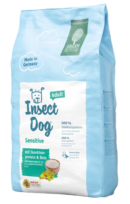 Green Petfood InsectDog Sensitive Adult - Сухий корм для собак з чутливим травленням