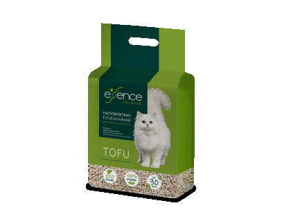 Essence Tofu Наповнювач гігієнічний для котячого туалету з ароматом зеленого чаю