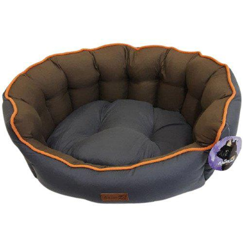 AnimAll Rolyal Classic GRAY - BEIGE Лежанка для собак і котів