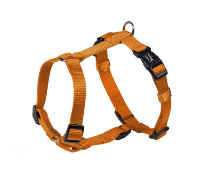 Nobby Classic H-shaped Harness Шлея для собак з плавним регулюванням розміру та класичним фастексом, помаранчева