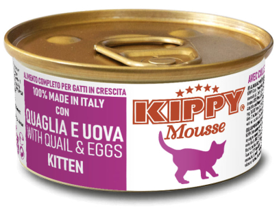 Kippy Mousse - Мус з перепілкою та яйцями для кошенят