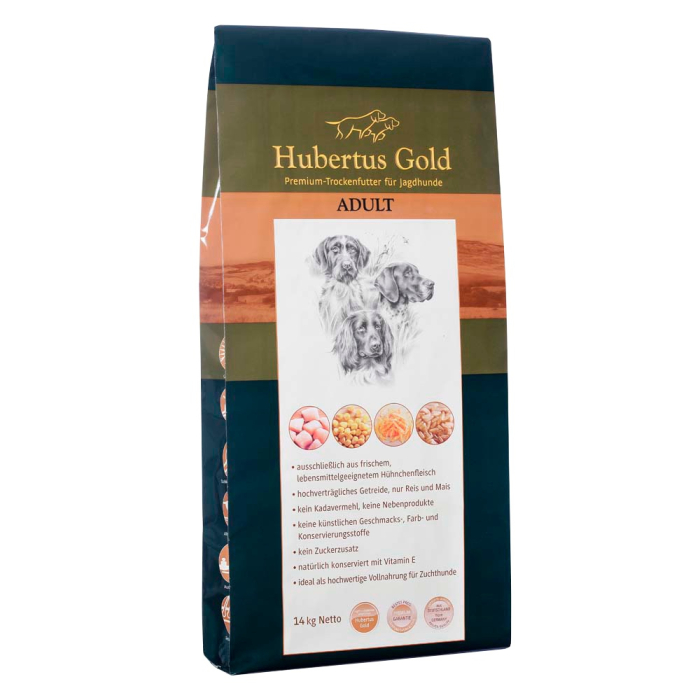 Hubertus Gold Adult - сухий корм з куркою для дорослих собак