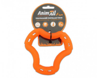 AnimAll Fun Іграшка кільце 6 сторін, помаранчеве