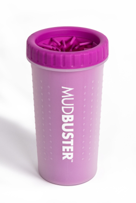 Dexas MudBuster Лапомийка для собак 22 см, пурпурна