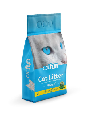 Catfun Бентонітовий наповнювач для котячих туалетів натуральний