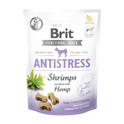 Brit Care Functional Snack Antistress Shrimps Функціональні ласощі для собак з креветками