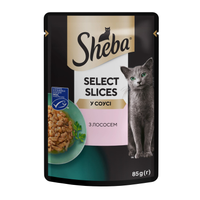 Sheba Select Slices з лососем у соусі