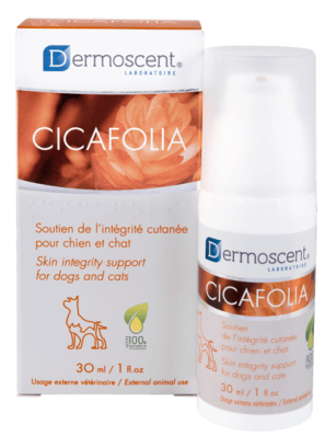 Dermoscent Cicafolia  - емульсія для догляду за пошкодженою шкірою собак і котів