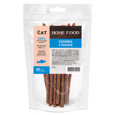 Home Food For CAT Ласощі для котів, соломка з лосося