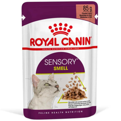 Royal Canin Sensory Smell in Gravy - влажный корм в соусе для стимуляции обоняния у взрослых кошек