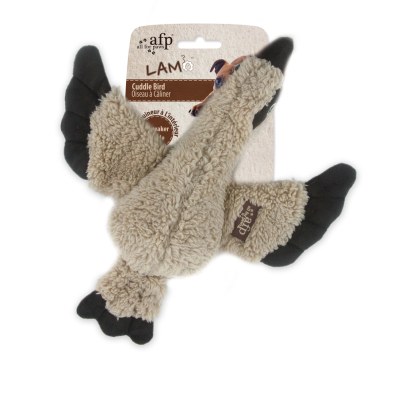 All For Paws Іграшка для собак Пташка зі звуком, бежева