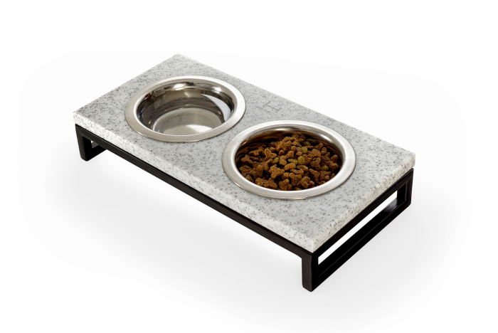 Harley and Cho Lunch Bar Grey Stone + Black Миски на підставці