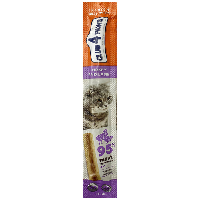 Club 4 Paws Premium Meat Stick Turkey and Lamb - м'ясна паличка з індичкою та ягням