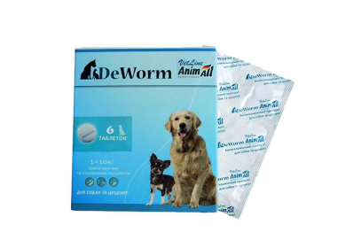 AnimAll VetLine DeWorm Антигельмінтний препарат для собак і цуценят