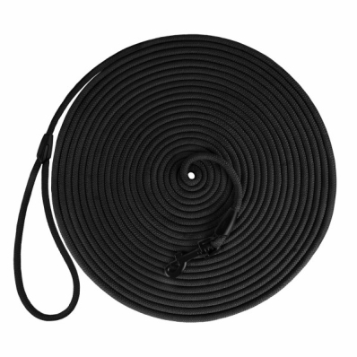 Bronzedog Active Тренувальний повідець для собак, чорний