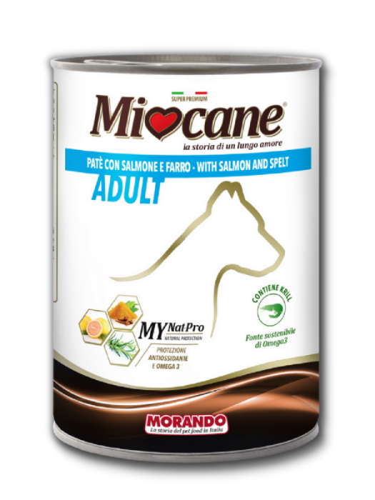 Morando MioCane with Salmon and Spelled - вологий корм для собак, з лососем і спельтою