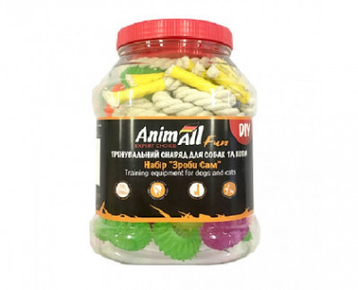 AnimAll Набір тренувальних снарядів "Зроби сам" для собак і котів