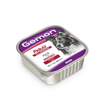 Gemon Dog Adult Beaf - вологий корм із яловичиною для дорослих собак усіх порід (паштет)