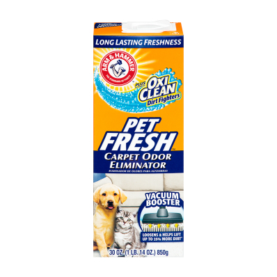 Arm&Hammer Pet Fresh Освіжувач для прибирання шерсті, килимів та приміщень, у вигляді порошку