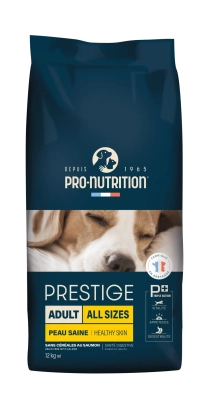 Pro-Nutrition PRESTIGE ADULT SKIN Беззерновий сухий корм для дорослих собак усіх порід із чутливою шкірою та шерстю з лососем