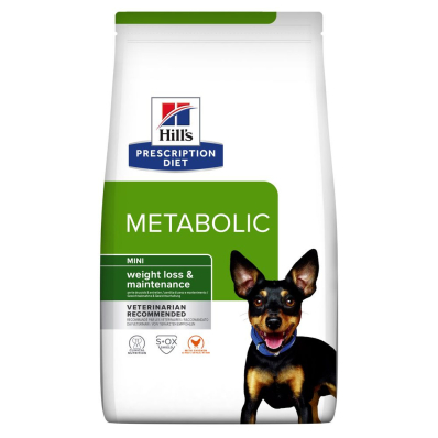 Hill’s PD Canine Metabolic Mini Сухий корм з куркою для собак малих і мініатюрних порід для контролю та зниження ваги