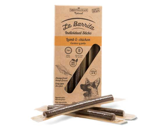 Mediterranean Natural La Barrita Lamb & Chicken М'ясні палички з ягням і куркою для собак