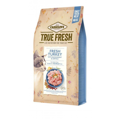 Carnilove True Fresh Cat Turkey Сухой корм для взрослых кошек с индейкой