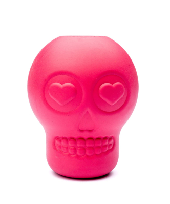 SodaPup Skull Treat Dispenser – Іграшка «Череп» для собак, рожевий
