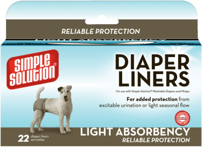 SIMPLE SOLUTION Disposable Diaper Liners - Flow LIGHT - вологопоглинаючі гігієнічні прокладки для собак